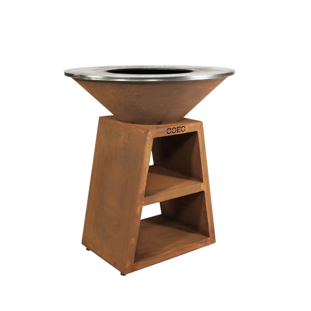 Brasero TRIO 98 Corten – H110