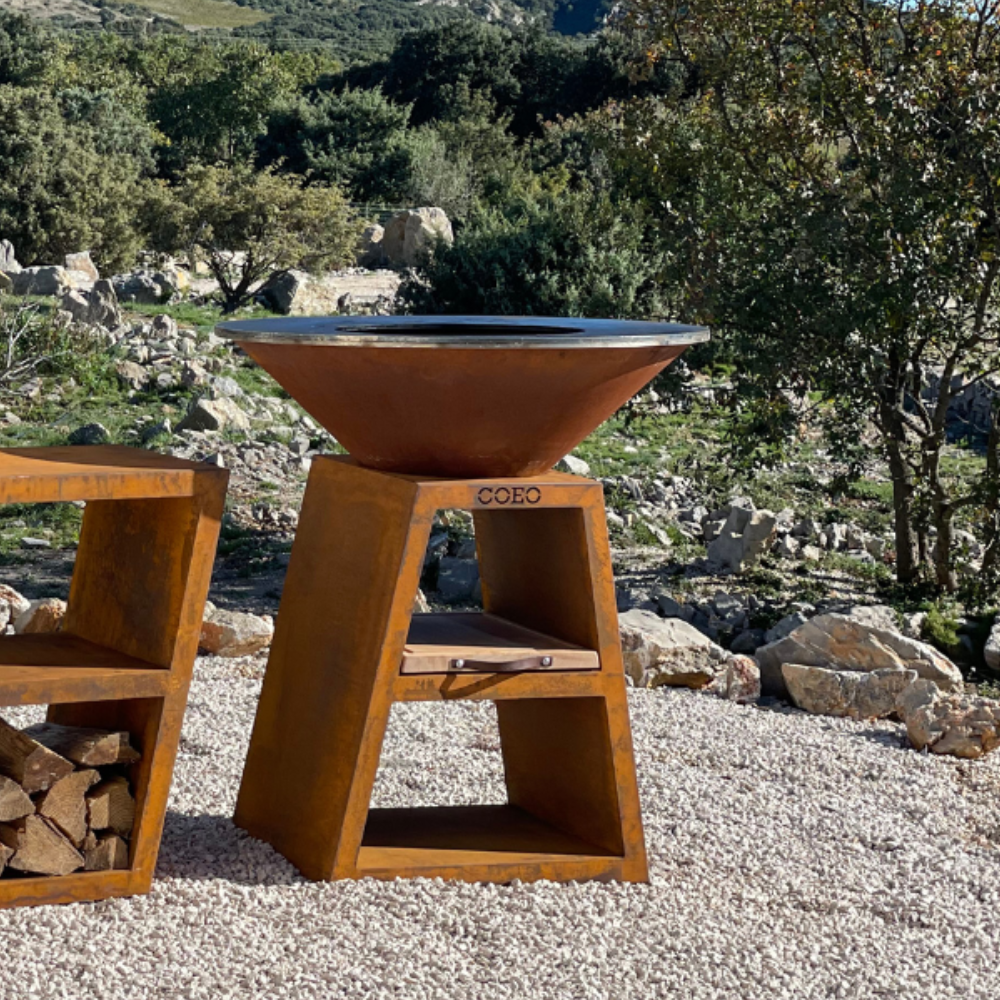 Brasero TRIO 98 Corten – H110 – Image 2