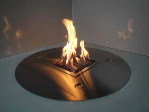 Brûleur éthanol rond automatique BR72 – 72 cm